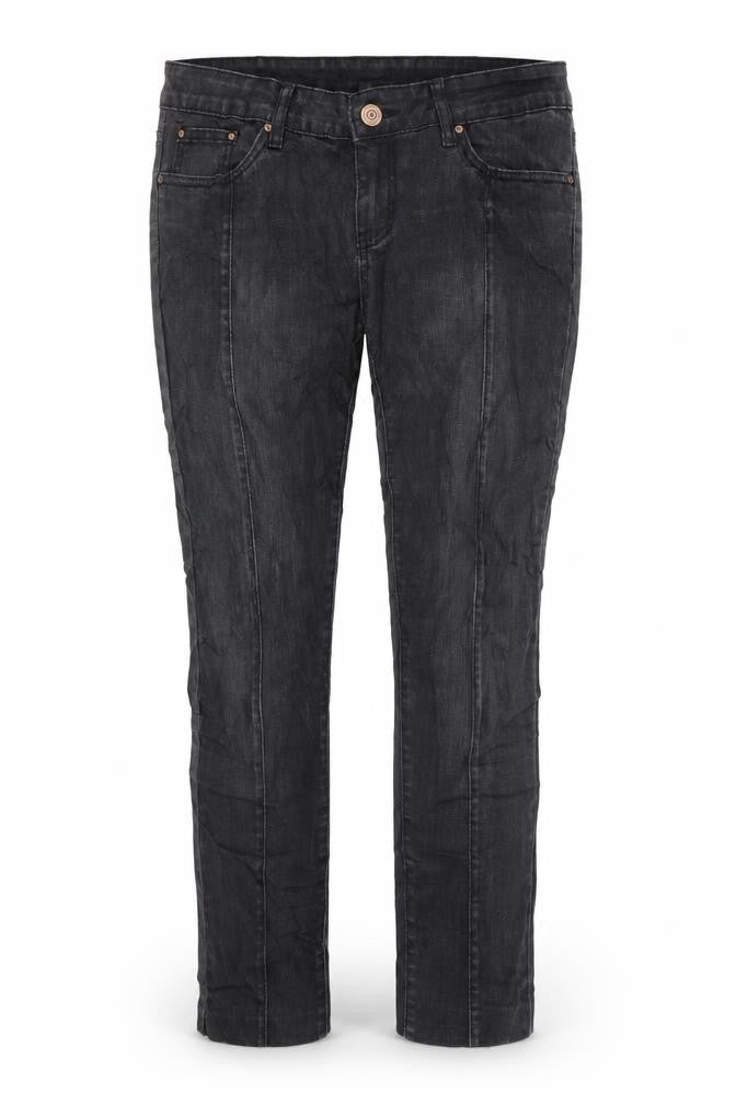 Womens Black  Denim Skinny Jeans Size 12 L28 in