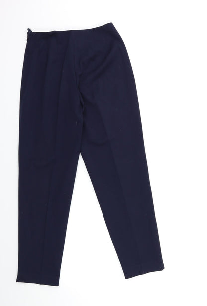 Womens UK Size 25 in Preworn Regular Fit  Blue Trousers