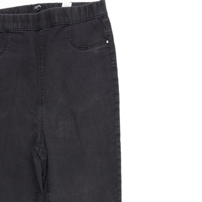 Matalan Womens Grey  Denim Skinny Jeans Size 12 L25 in