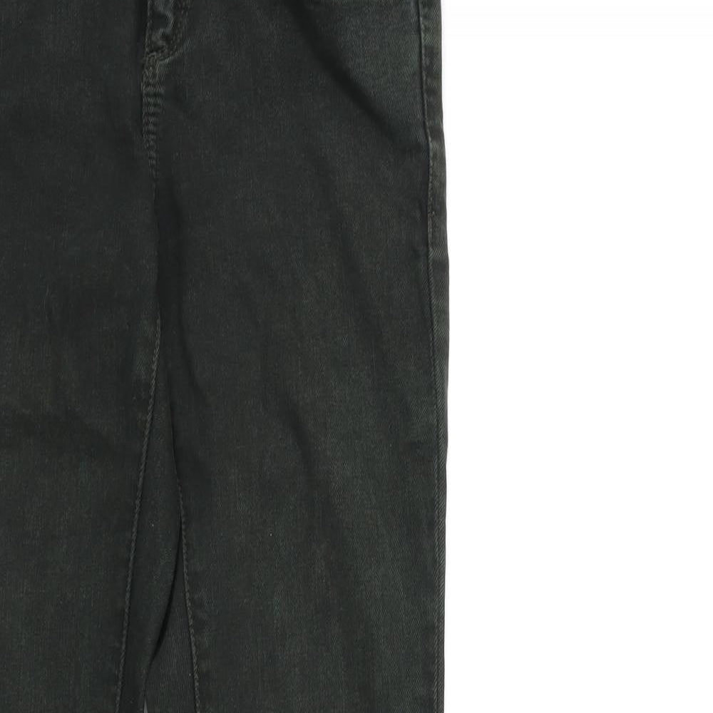 Topshop Womens Green  Denim  Jeans Size 26 in L30 in