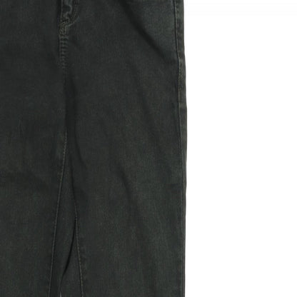 Topshop Womens Green  Denim  Jeans Size 26 in L30 in