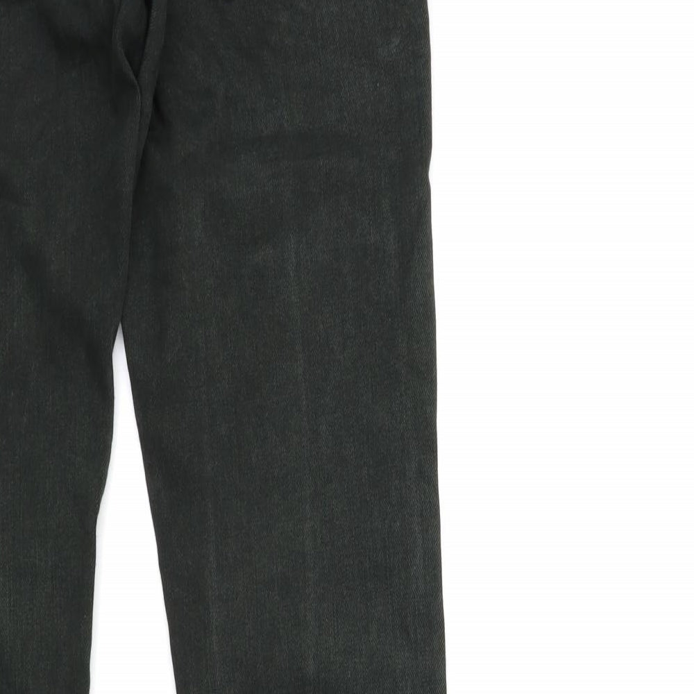 Topshop Womens Green  Denim  Jeans Size 26 in L30 in