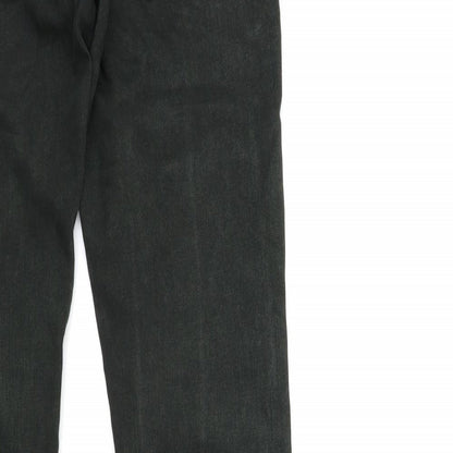 Topshop Womens Green  Denim  Jeans Size 26 in L30 in