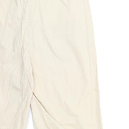 Womens UK Size 14 Marks and Spencer Regular Fit  Beige Trousers