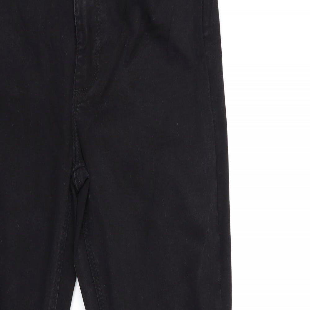 Denim & Co. Womens Black  Denim Skinny Jeans Size 12 L27 in