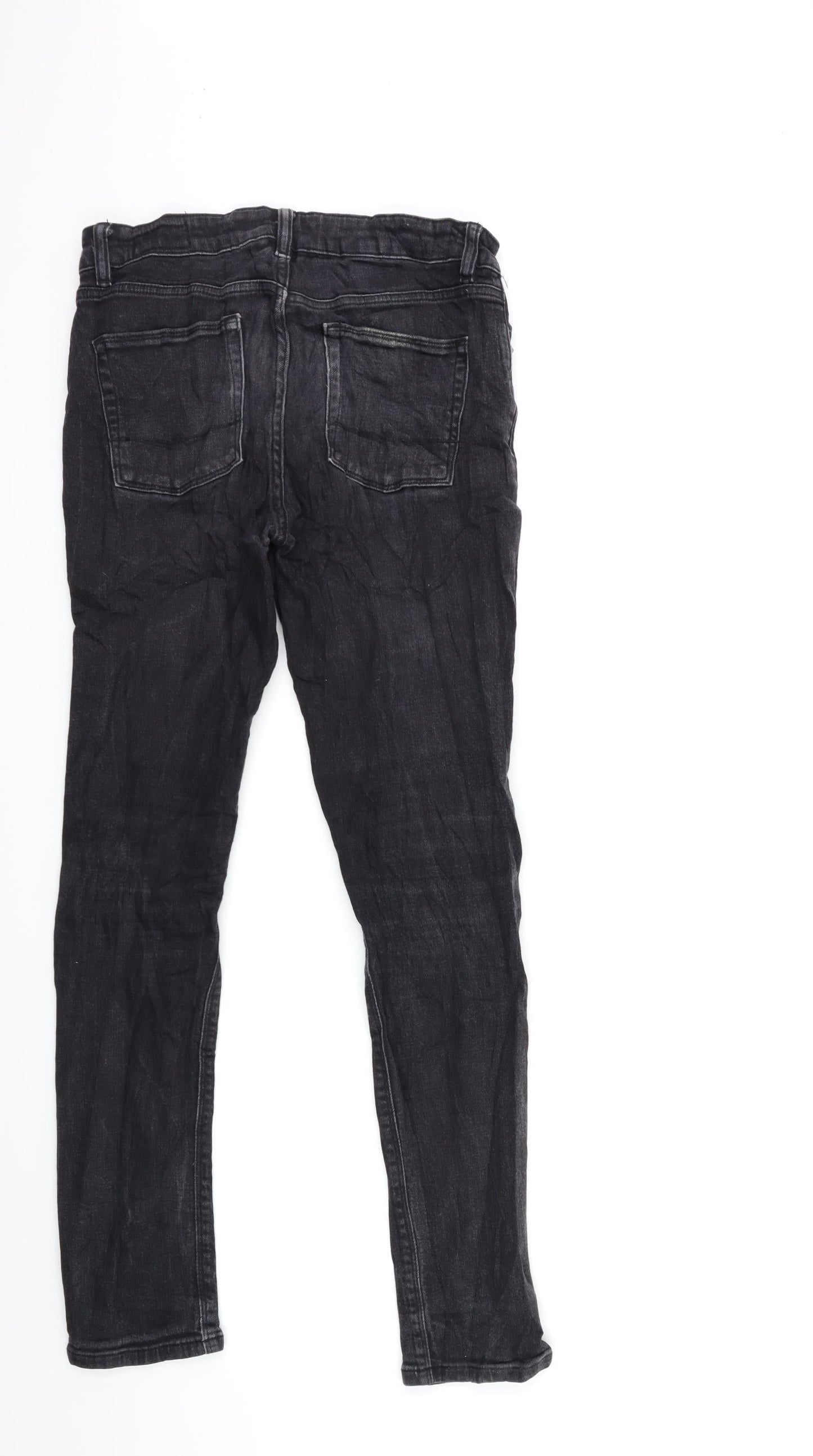 ASOS Mens Black  Denim Skinny Jeans Size 30 in L32 in