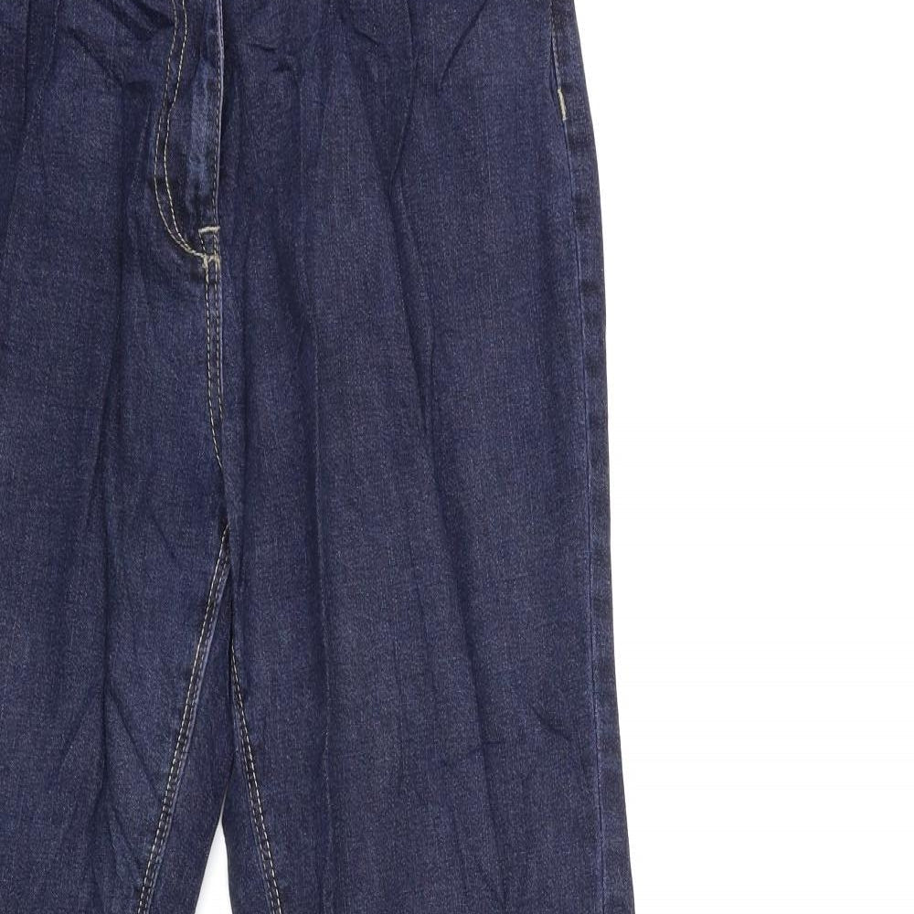 ELLE Womens Blue  Denim Straight Jeans Size 28 in L29 in