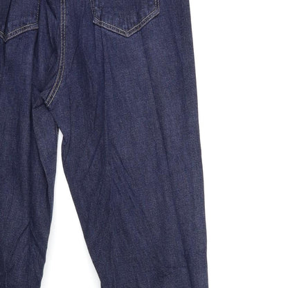 ELLE Womens Blue  Denim Straight Jeans Size 28 in L29 in