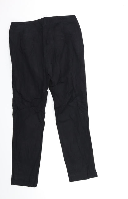 Eugen Klein Womens Black   Trousers  Size 10 L27 in