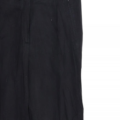 Eugen Klein Womens Black   Trousers  Size 10 L27 in