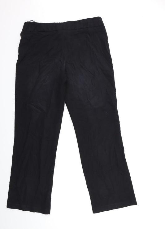 George Womens Black   Trousers  Size 14 L30 in