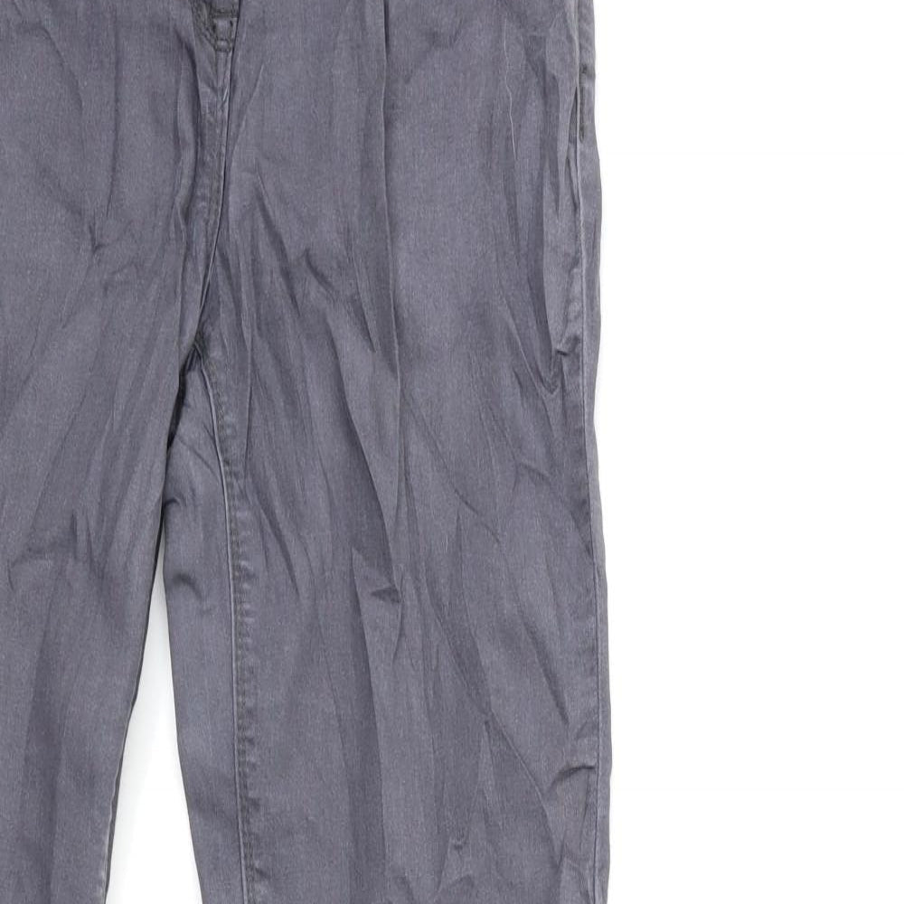 George Womens Grey  Denim Skinny Jeans Size 10 L29 in