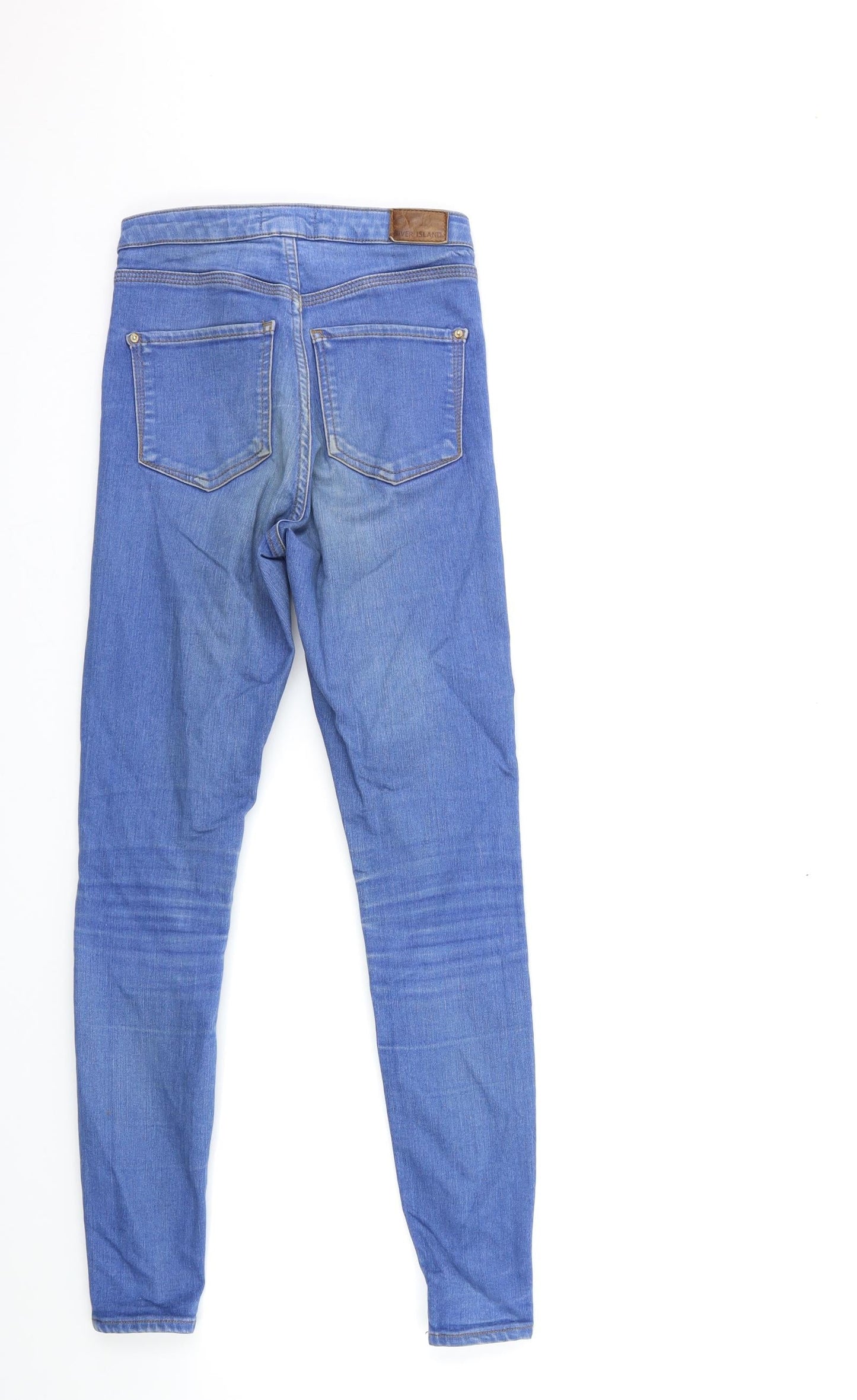 River Island Womens Blue  Denim Skinny Jeans Size 6 L28 in