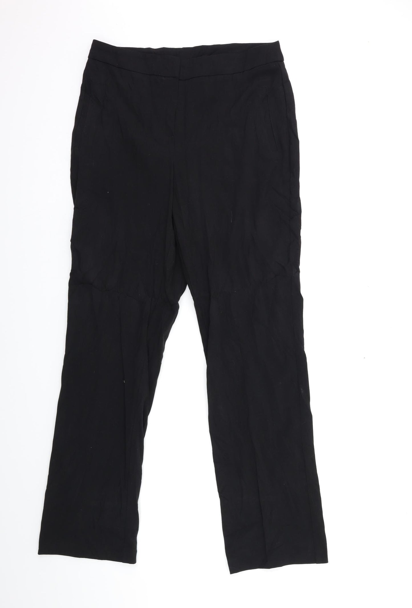 tg Womens Black   Trousers  Size 12 L30 in