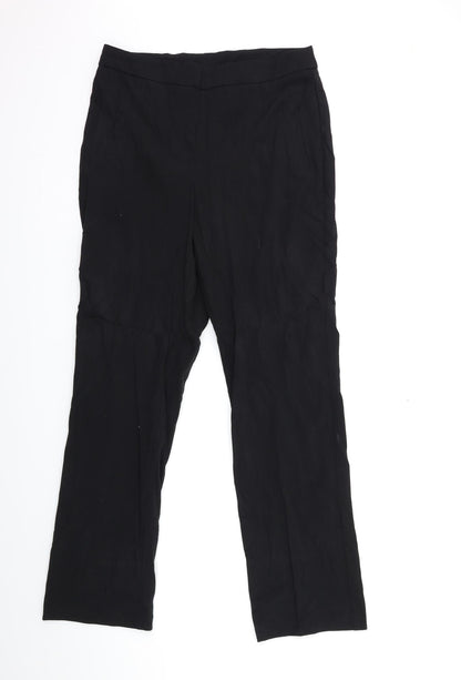 tg Womens Black   Trousers  Size 12 L30 in