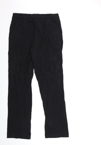 tg Womens Black   Trousers  Size 12 L30 in