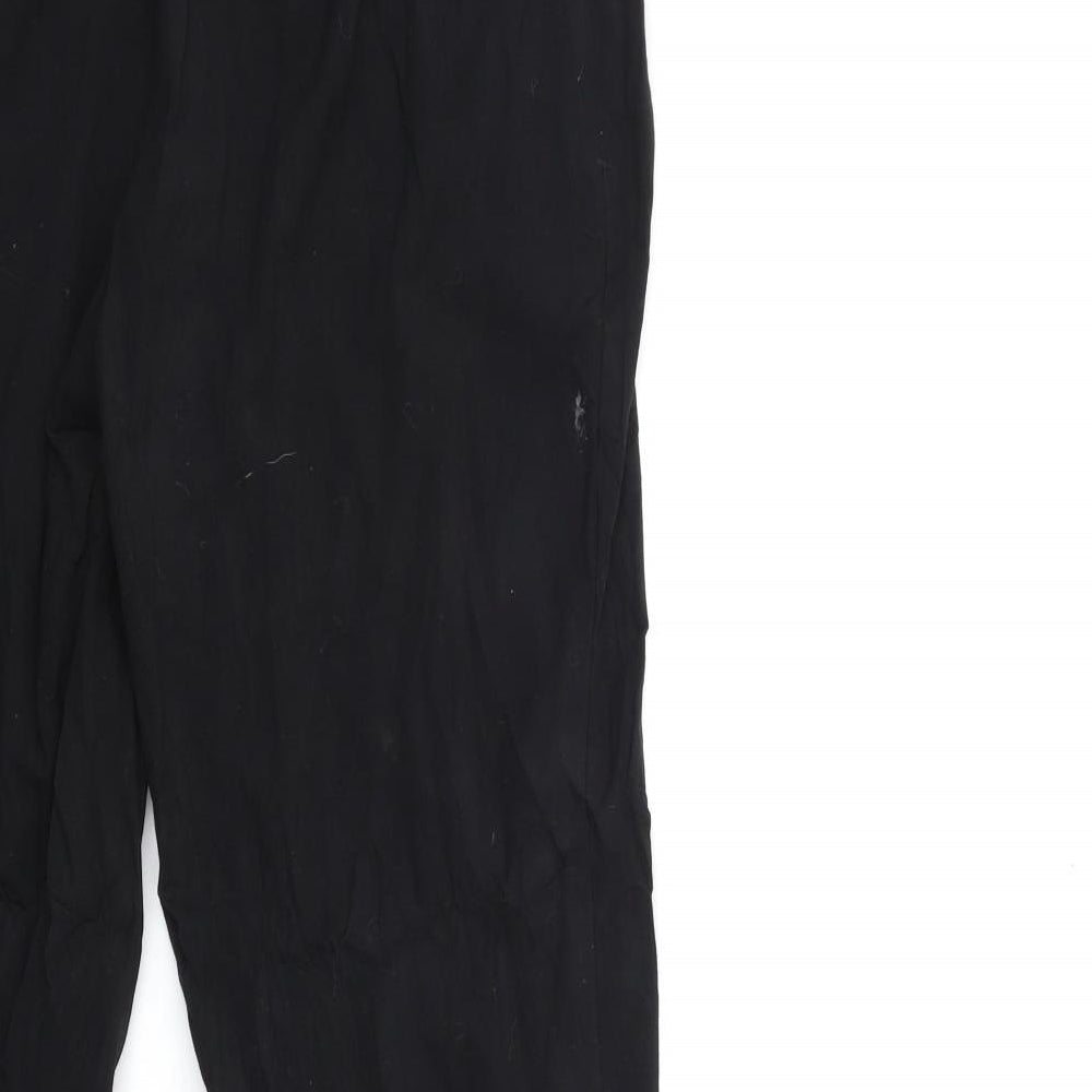 tg Womens Black   Trousers  Size 12 L30 in