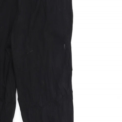 tg Womens Black   Trousers  Size 12 L30 in