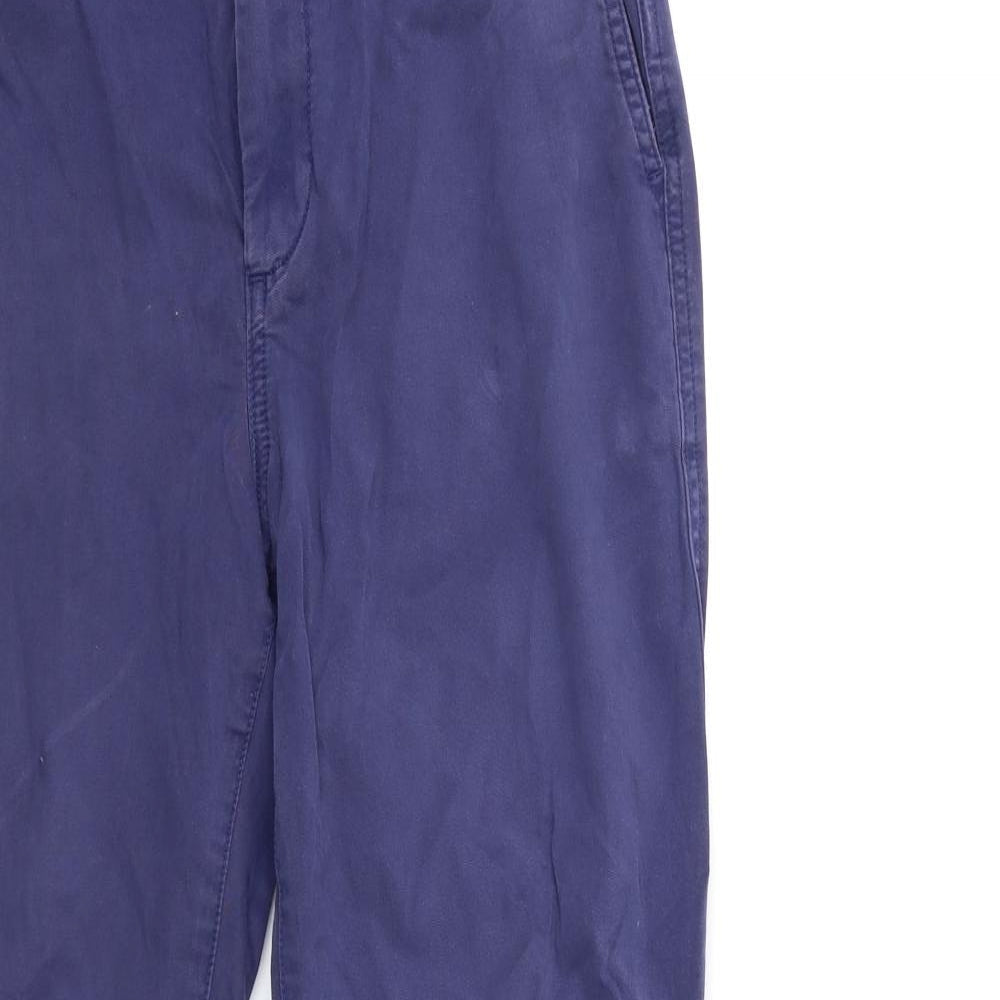 Womens UK Size 30 in Gap Regular Fit Chino Blue Trousers