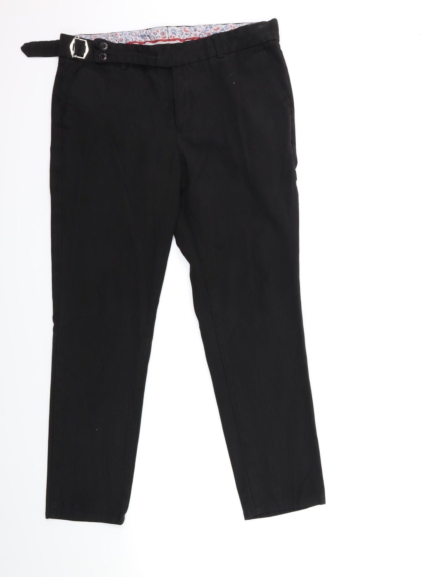 Womens UK Size 32 in Preworn Regular Fit  Black Trousers