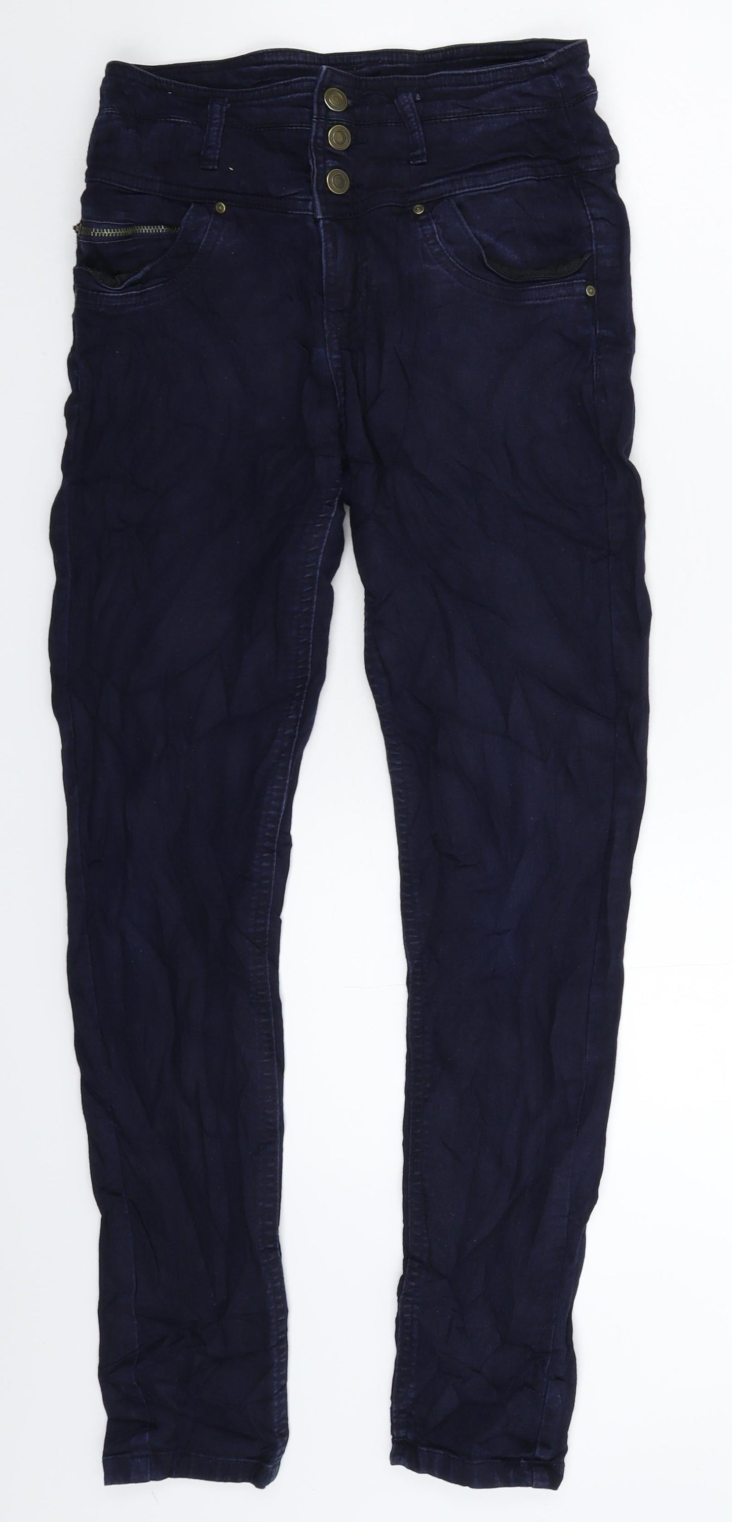 Denim & Co. Womens Blue  Denim Skinny Jeans Size 10 L29 in