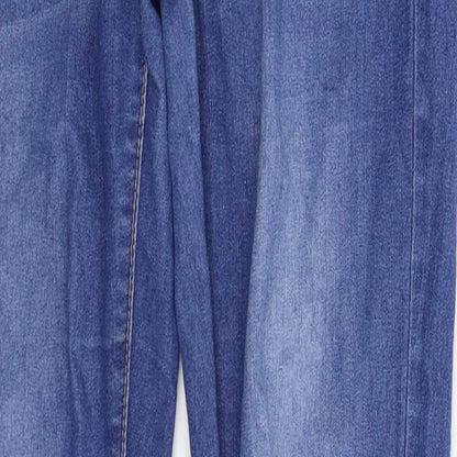 Denim & Co. Womens Blue  Denim Skinny Jeans Size 8 L31 in