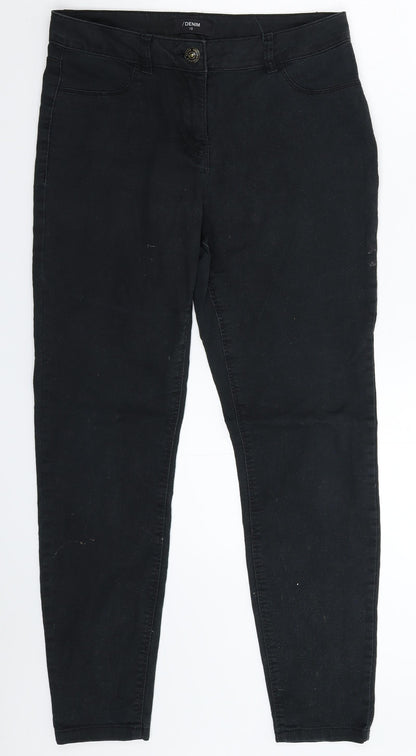 Matalan Womens Blue  Denim Skinny Jeans Size 10 L27 in