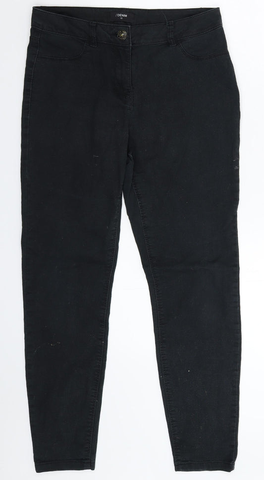 Matalan Womens Blue  Denim Skinny Jeans Size 10 L27 in