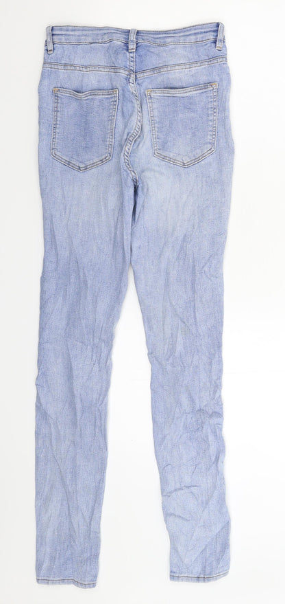 Divided Womens Blue  Denim Skinny Jeans Size 8 L27 in