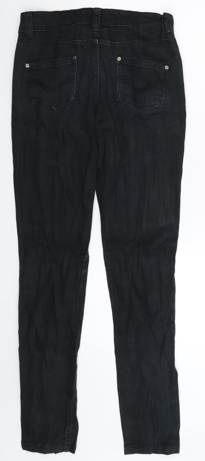 Crash One Girls Blue  Denim Skinny Jeans Size 13-14 Years