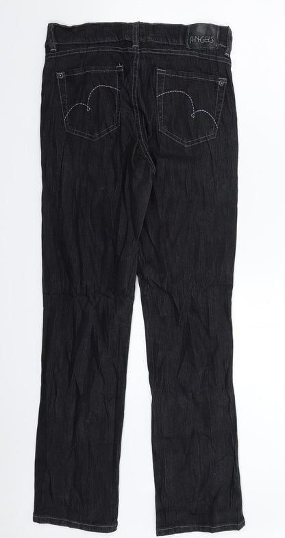 Mens UK Size 30 in Preworn Slim Fit Skinny Black Jeans