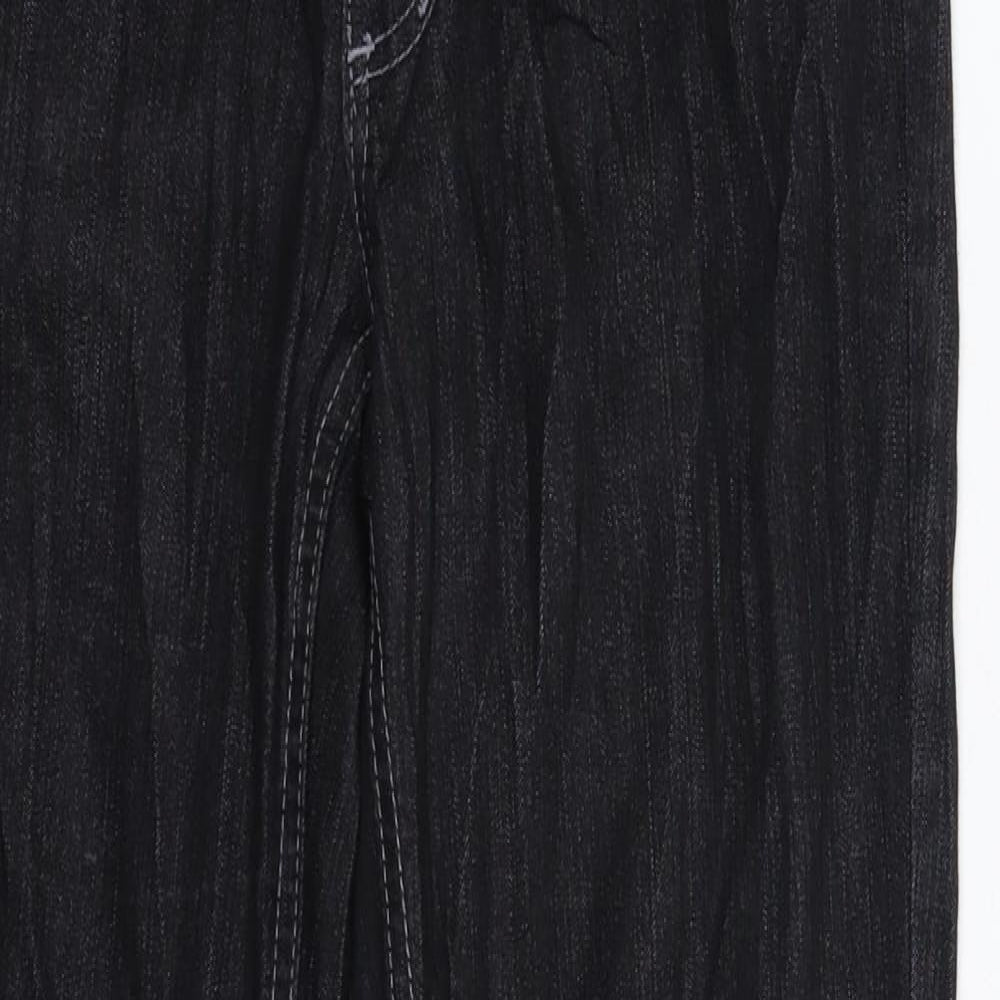 Mens UK Size 30 in Preworn Slim Fit Skinny Black Jeans