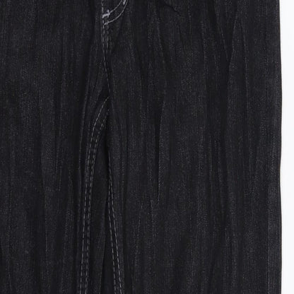 Mens UK Size 30 in Preworn Slim Fit Skinny Black Jeans