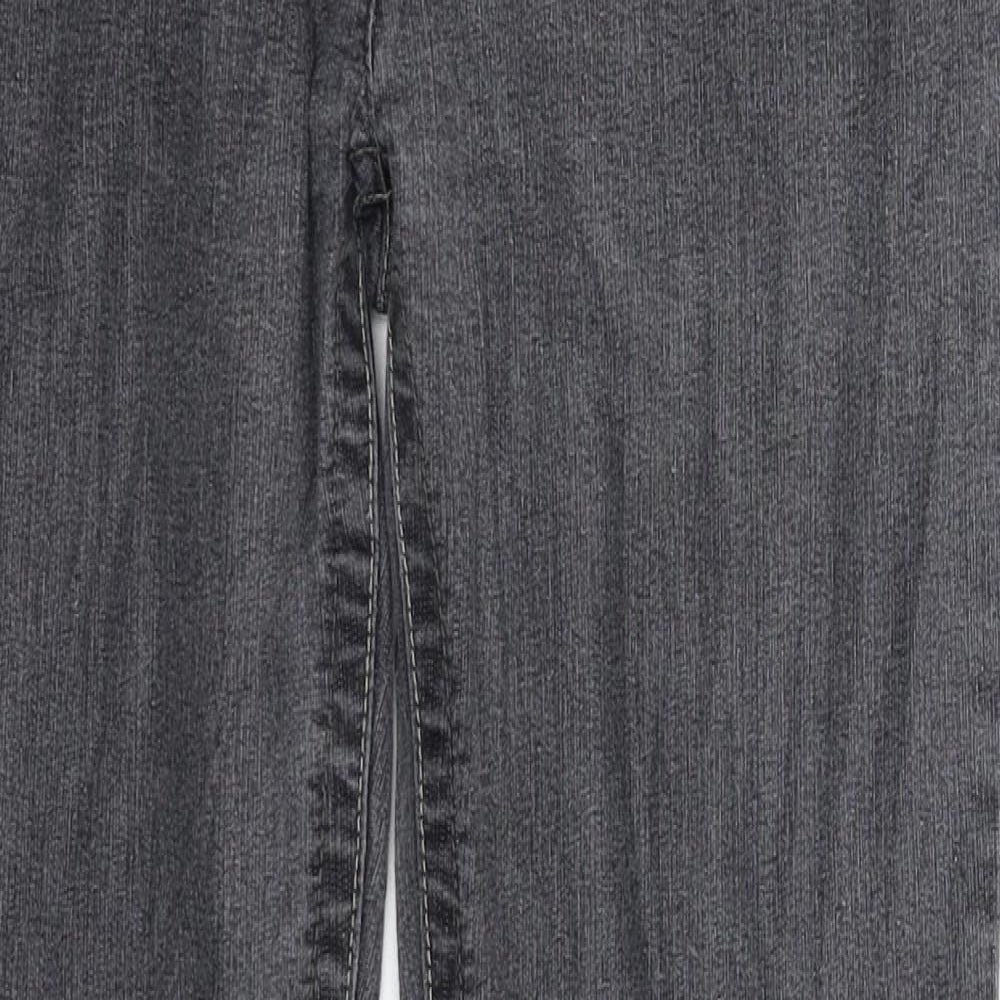 Dorothy Perkins Womens Grey  Denim Skinny Jeans Size 12 L29 in