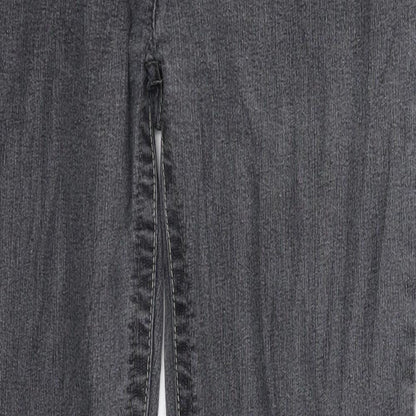 Dorothy Perkins Womens Grey  Denim Skinny Jeans Size 12 L29 in