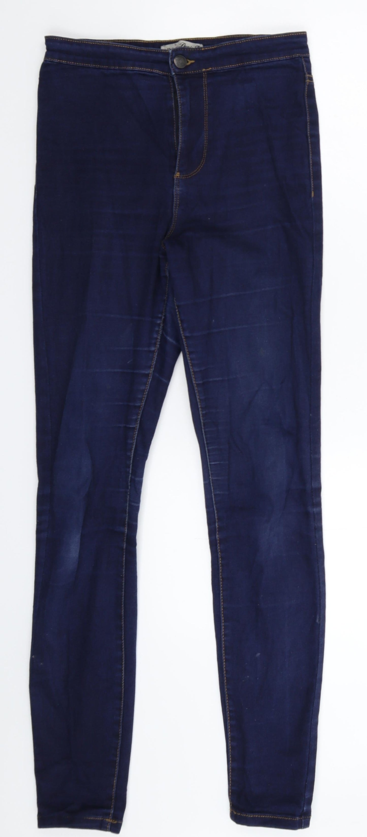 Denim & Co. Womens Blue  Denim Jegging Jeans Size 10 L30 in