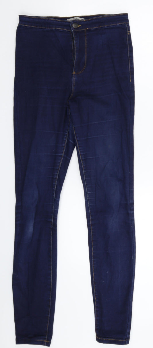 Denim & Co. Womens Blue  Denim Jegging Jeans Size 10 L30 in