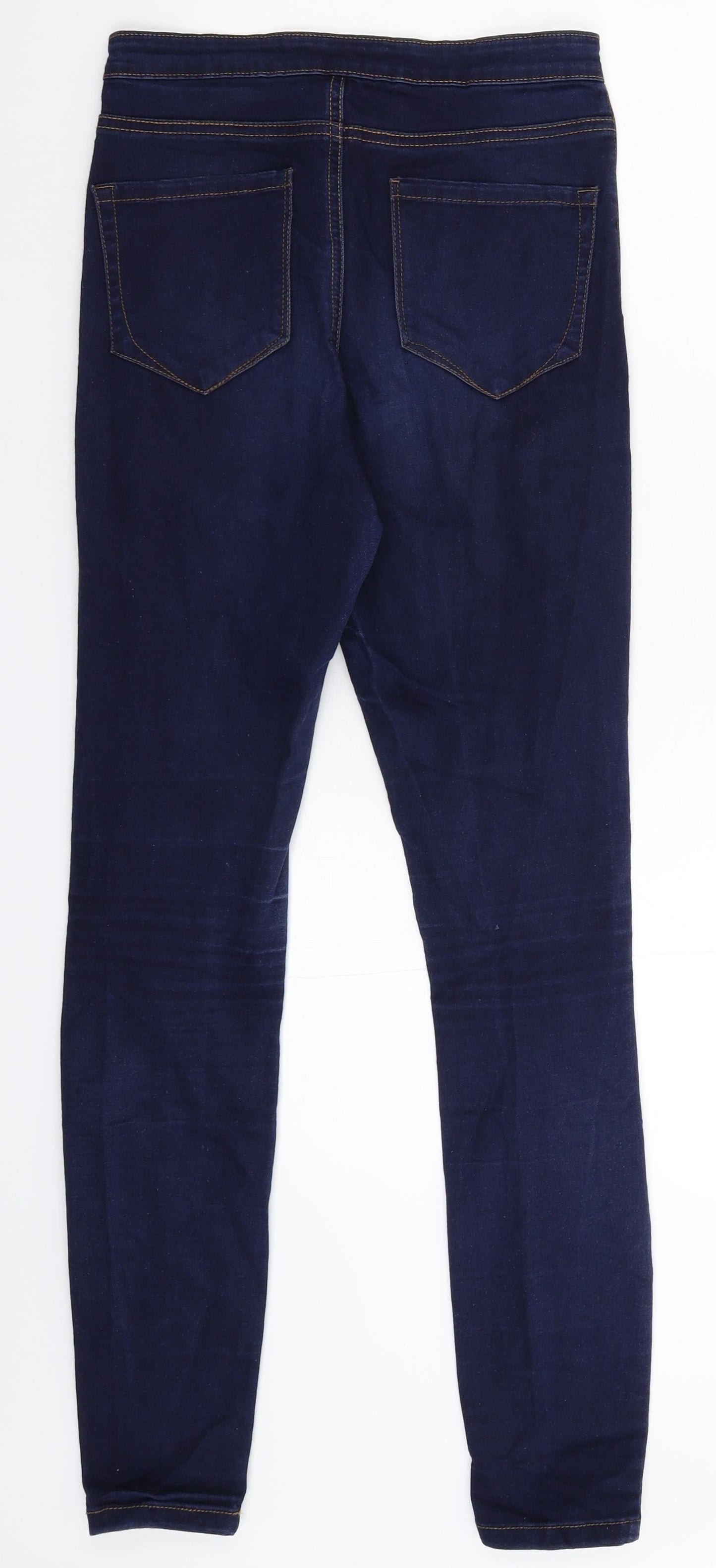 Denim & Co. Womens Blue  Denim Jegging Jeans Size 10 L30 in