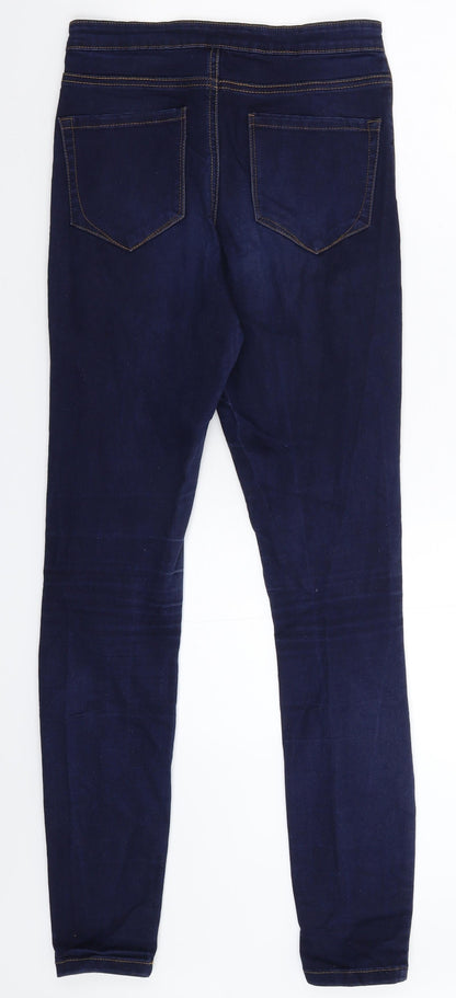 Denim & Co. Womens Blue  Denim Jegging Jeans Size 10 L30 in