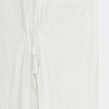 Womens UK Size 10 H&M Extra-Slim Fit Skinny White Jeans