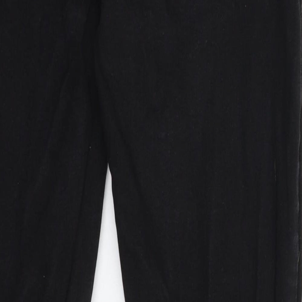 Denim & Co. Womens Black  Denim Skinny Jeans Size 12 L26 in