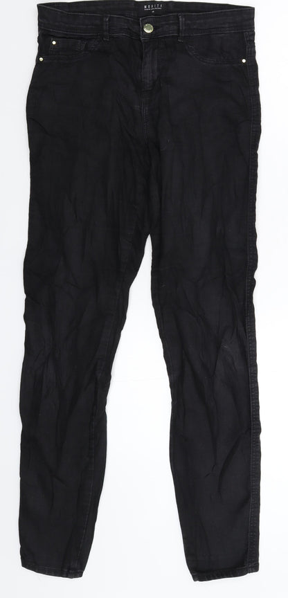 Womens UK Size 28 in Mohito Extra-Slim Fit Skinny Black Jeans