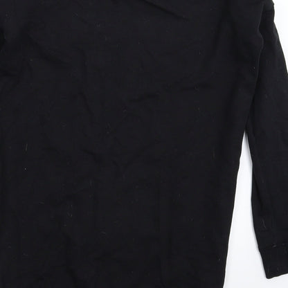 Sinsay Womens Black   Pullover Sweatshirt Size XS