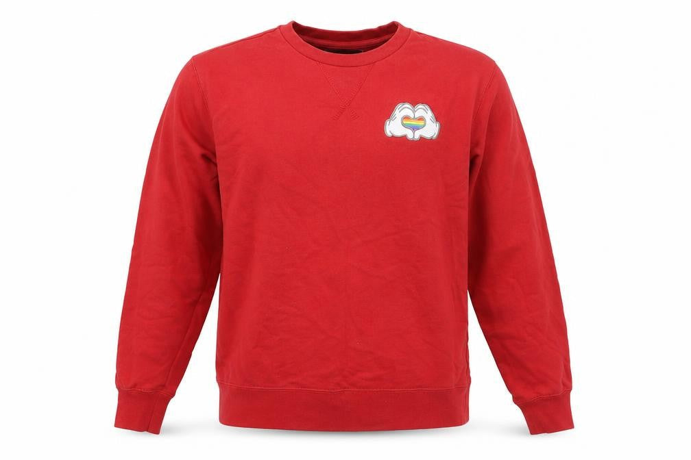 Womens UK Size M Disney Red Pullover Sweatshirt