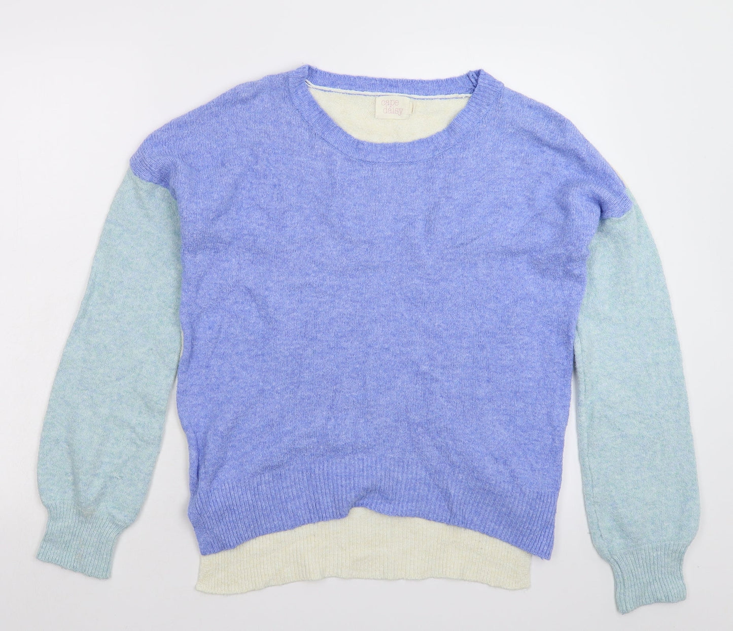 Cape Daisy Womens Multicoloured  Knit Pullover Jumper Size 14