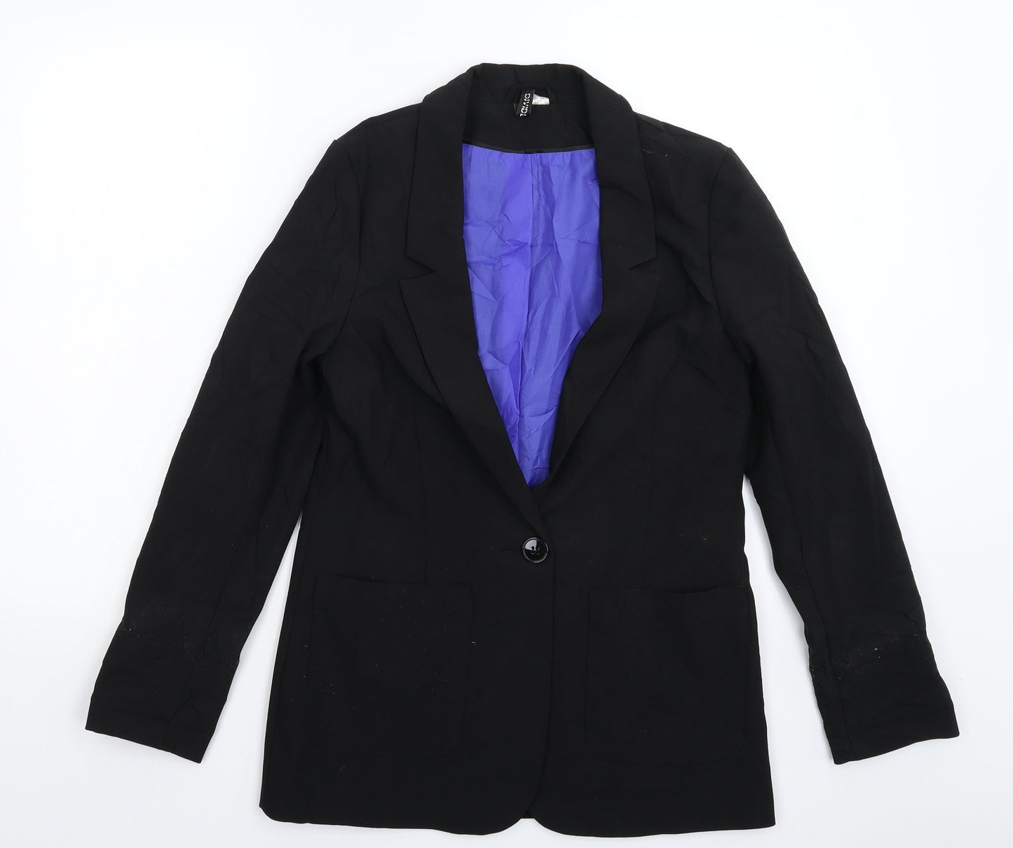 Divided Womens Black   Jacket Suit Jacket Size 10