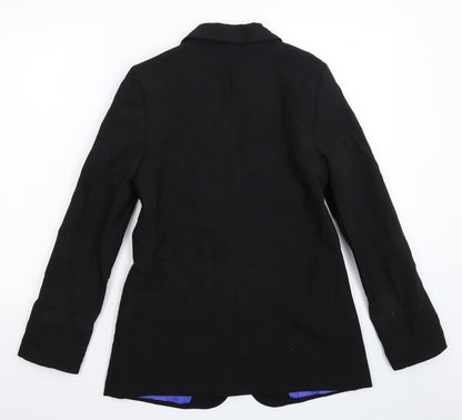Divided Womens Black   Jacket Suit Jacket Size 10