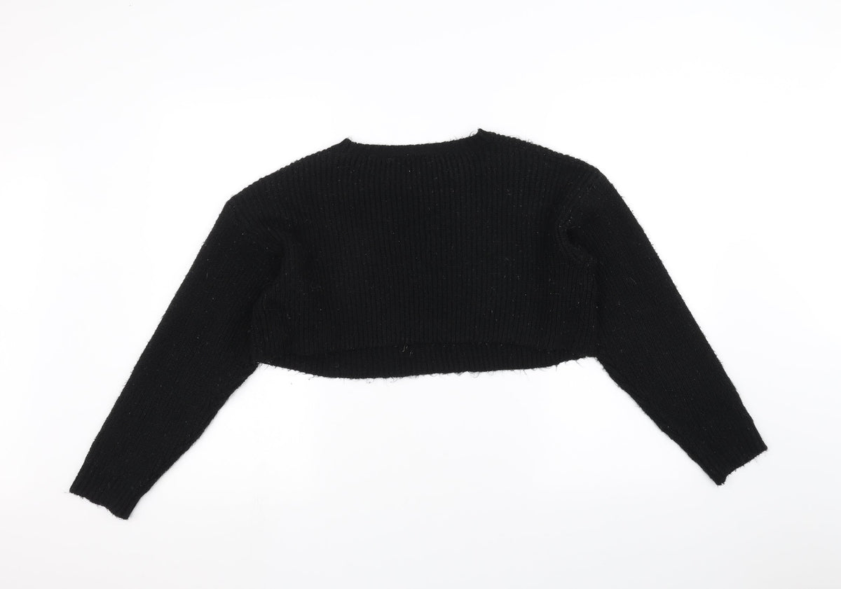 New Look Womens Black   Pullover Jumper Size M