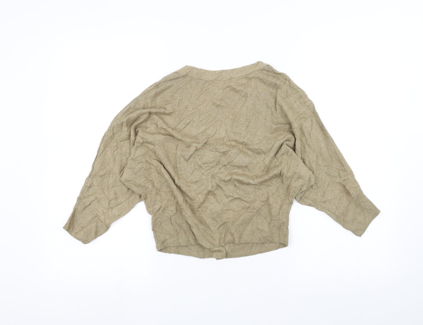 Marks and Spencer Womens Brown   Cardigan Jumper Size S