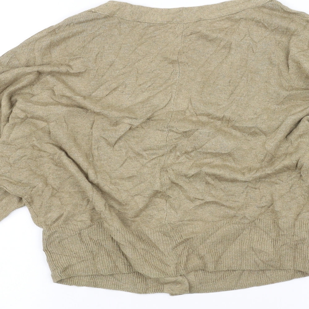 Marks and Spencer Womens Brown   Cardigan Jumper Size S